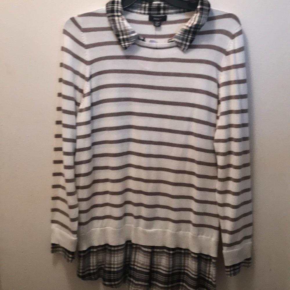 Intro seater with faux blouse